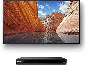 Sony KD55X80J 55" 4K TV & UBP-X800M2 Blu-Ray Player