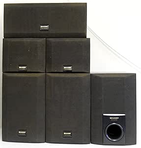 Sharp CPS98P Surround Sound Speakers