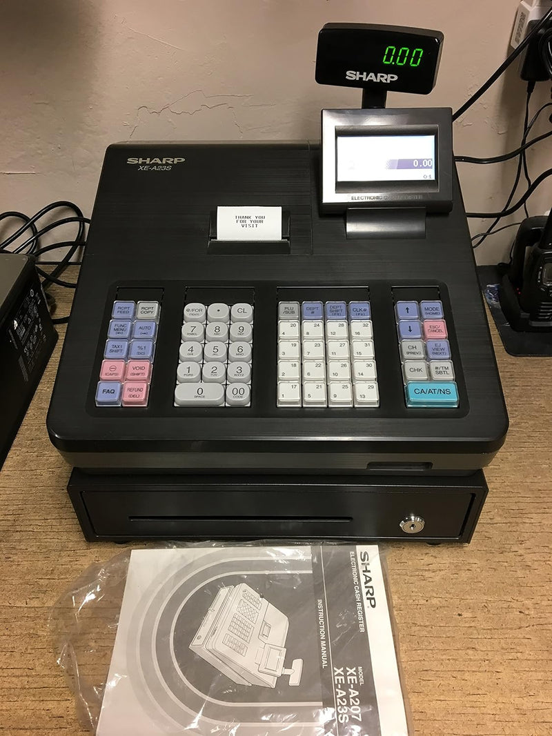 Sharp XE-A23S Electronic Cash Register — main product image