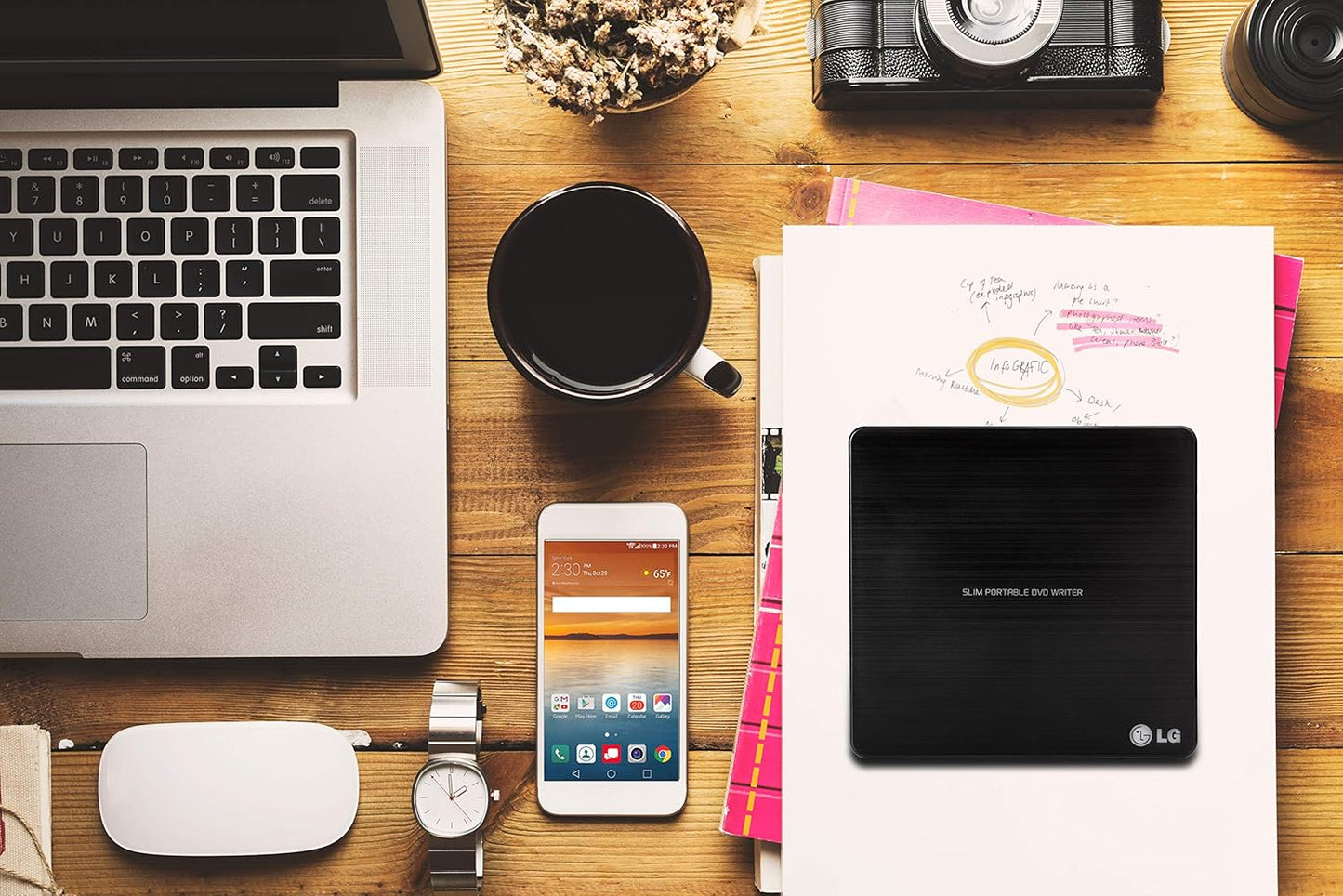 LG GP60NB50 Ultra Slim Portable DVD Rewriter