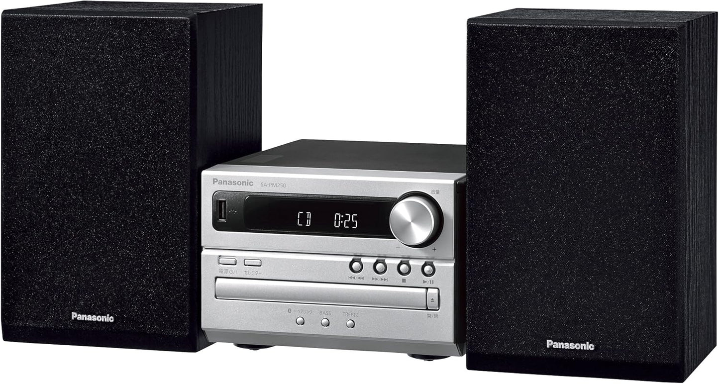 Panasonic SC-PM250-S CD Stereo System with Bluetooth