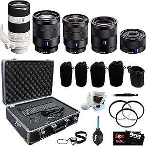 Sony Lens Bundle - FE 24-70mm, 55mm, 35mm & More