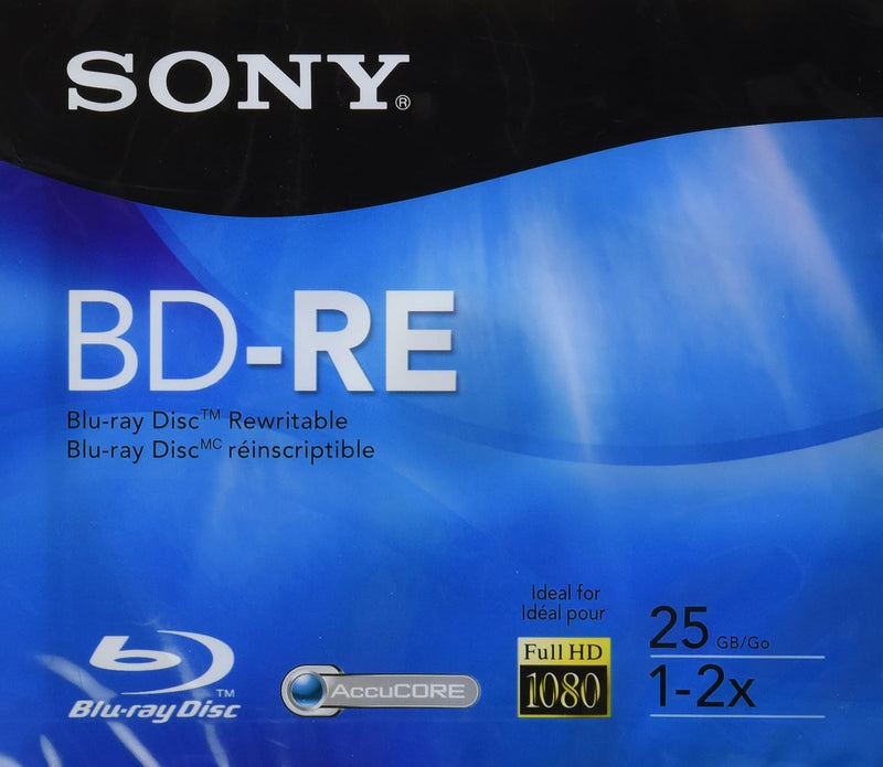 Sony BNE25RH 25GB BD-RE Rewritable Disc - Single Layer — main product image