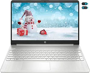 HP 15 Intel Celeron 15.6" HD Laptop - Silver