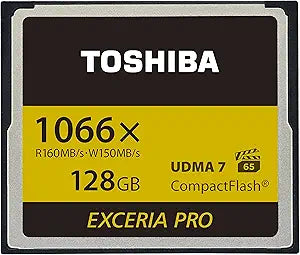 Toshiba THN-C501G1280U6 128GB Exceria Pro CompactFlash Card — main product image