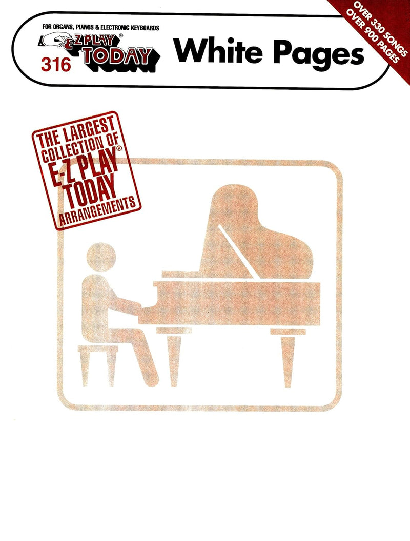Hal Leonard Corporation E-Z Play Today White Pages, Volume 316 — main product image