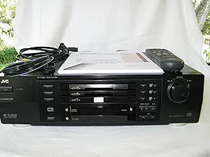 JVC XVM565BK 3-Disc DVD Player — main product image