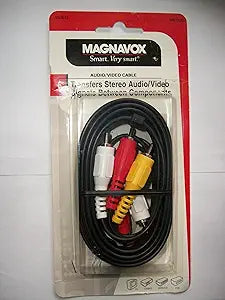 Magnavox M^1105 Stereo Audio/Video Dubbing Cable 6ft