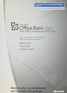 Microsoft S55-01347 Office Basic 2007 System Builder (Old Version)