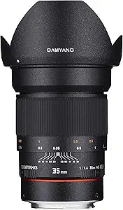 Samyang SYAE35M-C 35mm f/1.4 Canon AE Lens