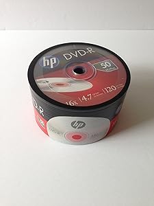 HP DM00070B 4.7GB 16X DVD-R Discs (50-Pack) — main product image