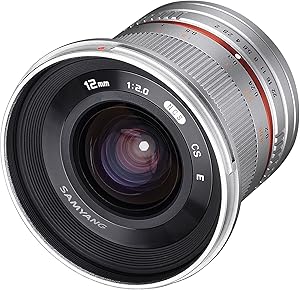 Samyang SY12M-F-S 12mm F2.0 Fujifilm X-Mount Lens — main product image
