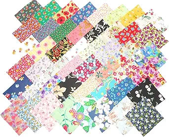 MDG 96 5" Floral Charm Pack Among The Flowers Quilting Fabric