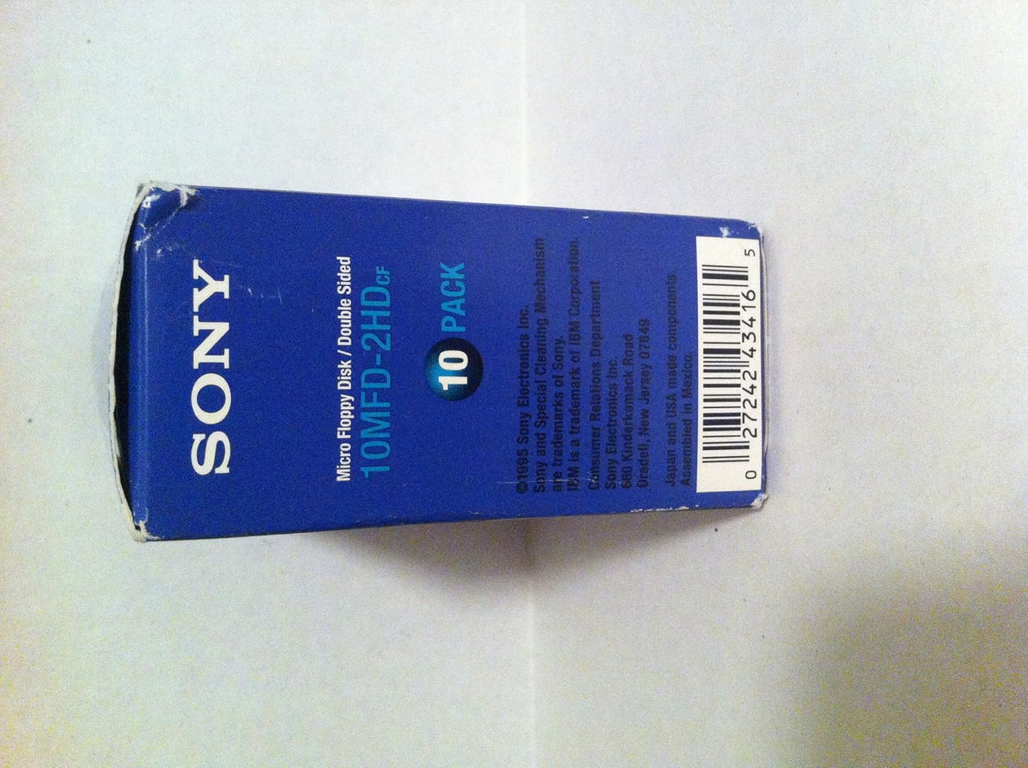 Sony 10mfd-2hdcf 3.5" Micro Floppy Disks 1.44MB (10-Pack)