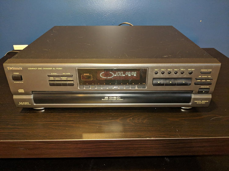 Technics SL-PD887 5-Disc CD Player Changer — main product image