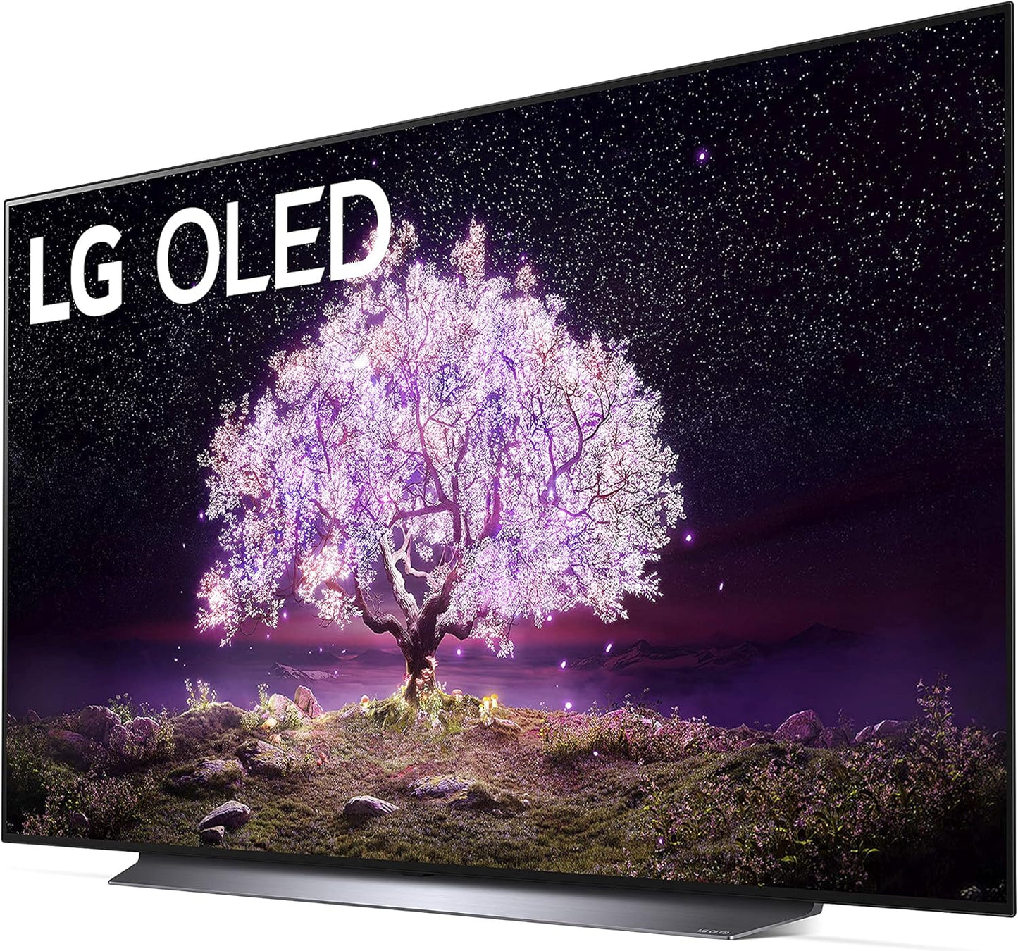LG OLED77C1 77-Inch 4K OLED Smart TV Bundle