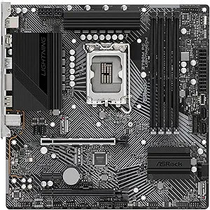 ASRock Z790M PG LIGHTNING/D4 DDR4 Motherboard