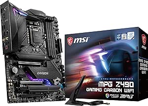 MSI MPG Z490 Gaming Carbon WiFi ATX Motherboard