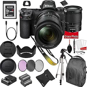Nikon Z6 II 24-70mm f/4 Mirrorless Camera Bundle