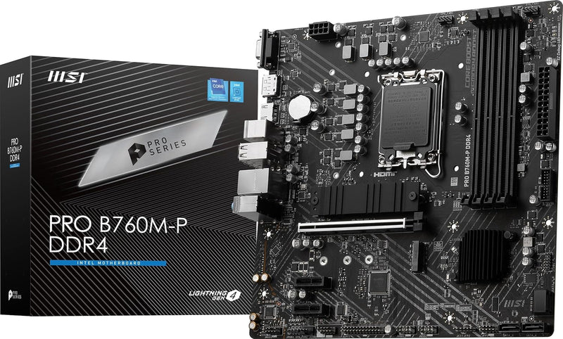 MSI PRO B760M-P DDR4 Motherboard Intel 12th/13th/14th Gen — main product image