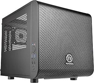 Thermaltake Core V1 SPCC Mini ITX Cube Gaming Computer Case — main product image