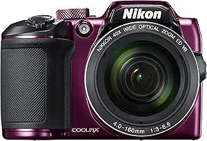 Nikon COOLPIX B500 Plum 40x Zoom Digital Camera WiFi