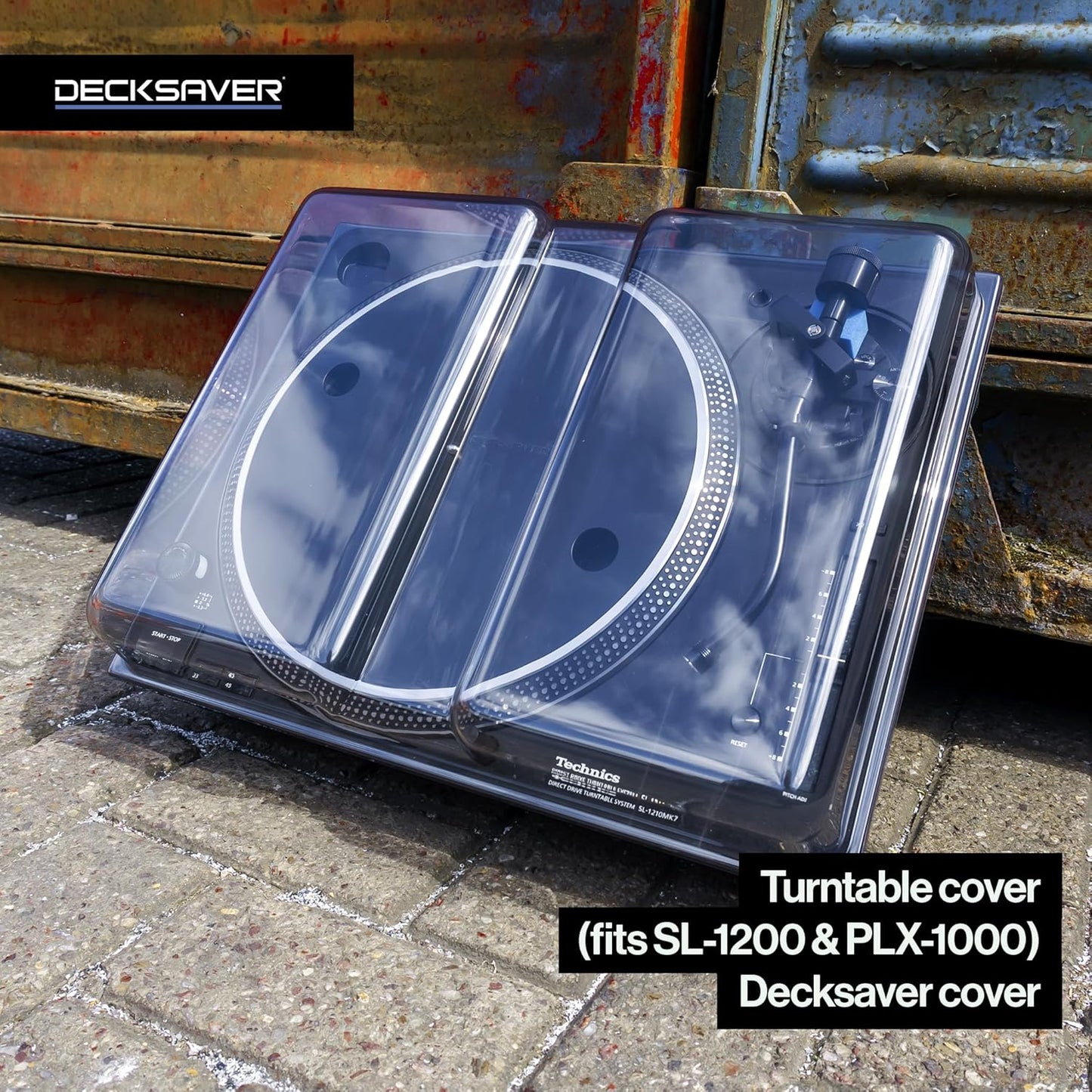 Decksaver DS-PC-SL1200 Turntable Cover - Technics SL1200/1210, PLX-1000