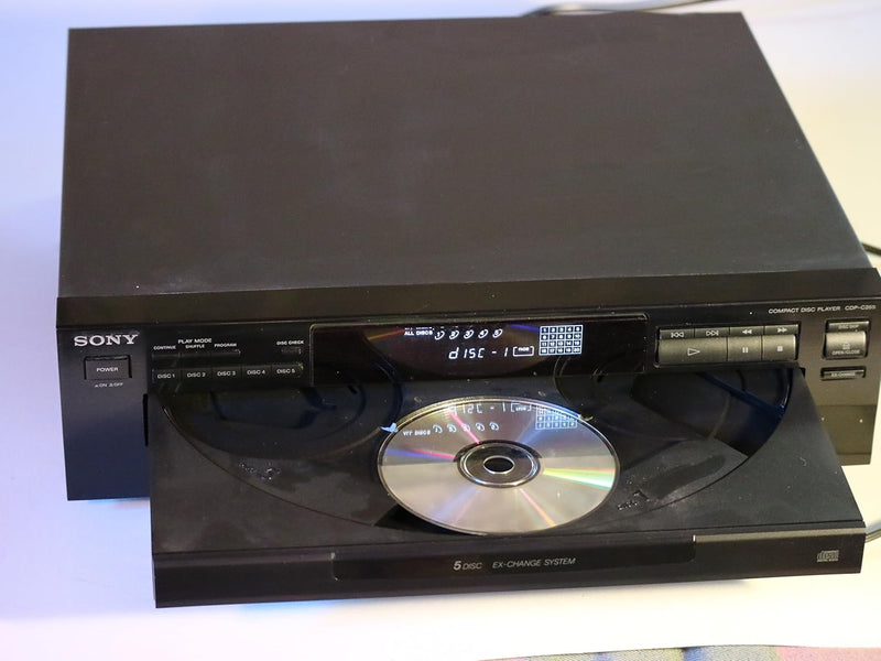 Sony CDP-C265 5-Disc Carousel CD Changer — main product image