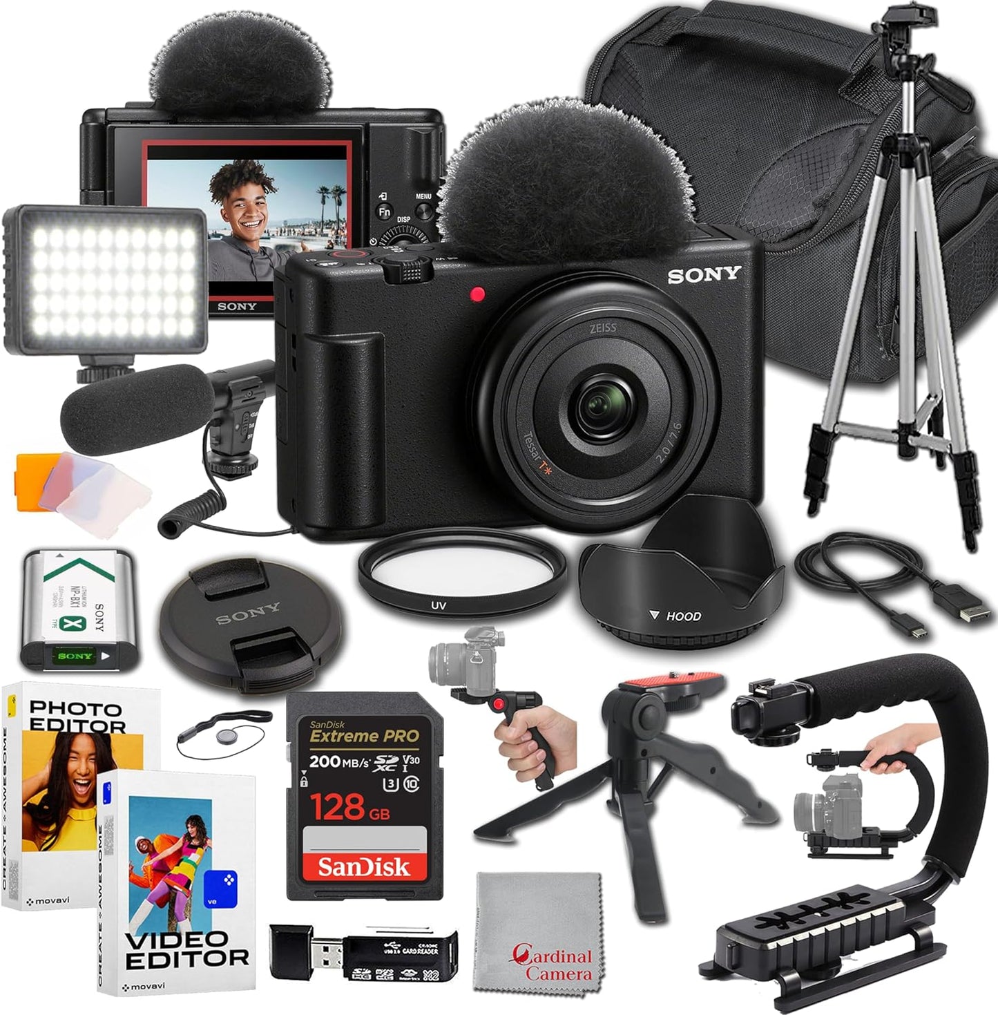 Sony ZV-1F Creator's Kit 4K Vlogging Camera