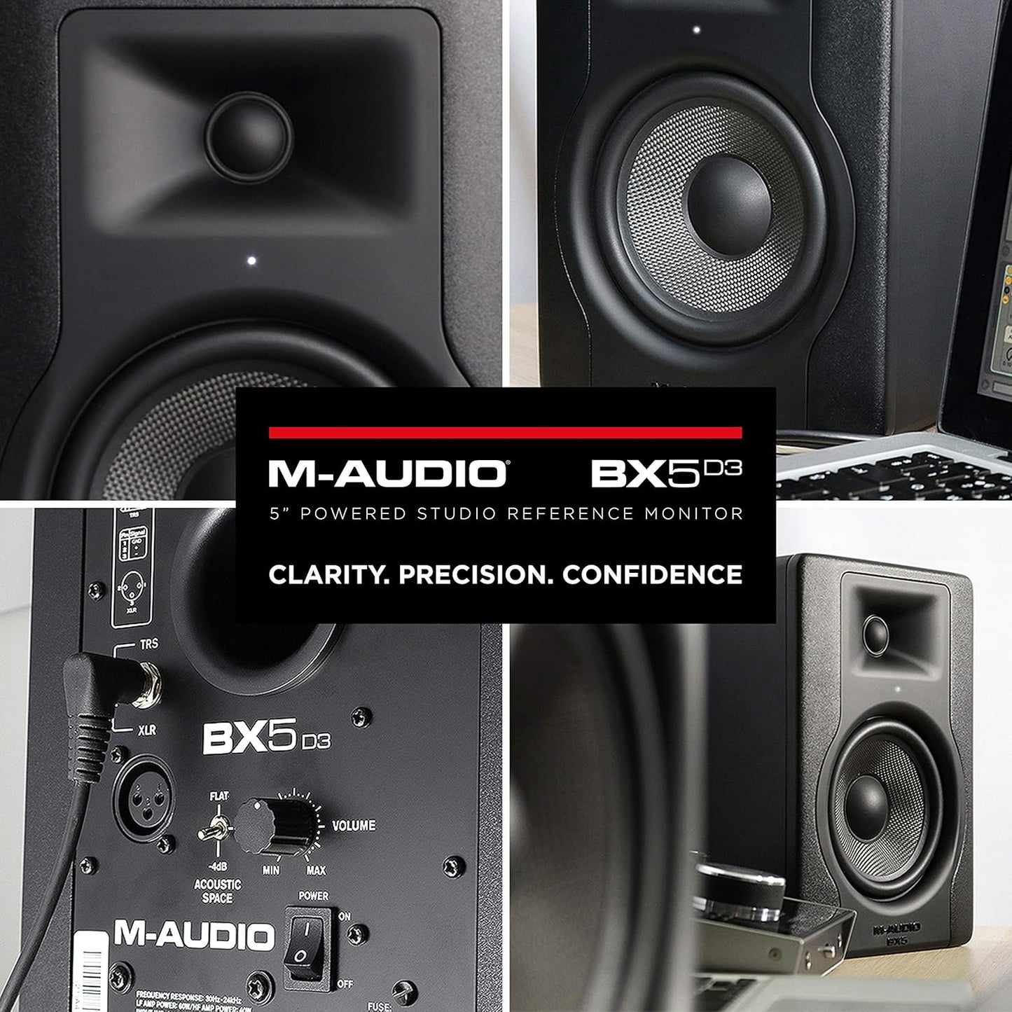 M-Audio BX5 D3 5" Studio Monitor Single Speaker