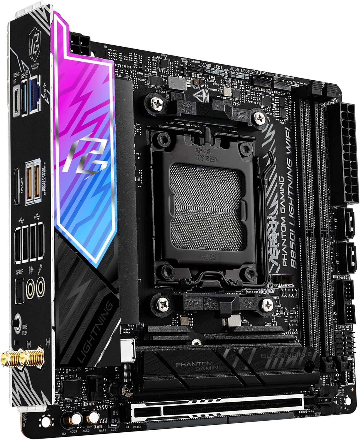 ASRock B850I Lightning WiFi AM5 Mini-ITX Motherboard