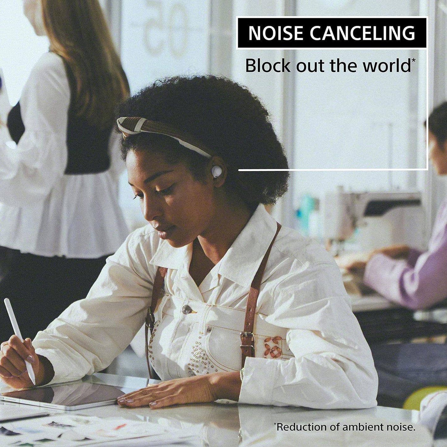 Sony WFC700N/W Truly Wireless Noise Canceling Earbuds - White
