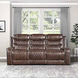Lexicon 194840168744 Derringer Wall Hugger Power Reclining Sofa — main product image