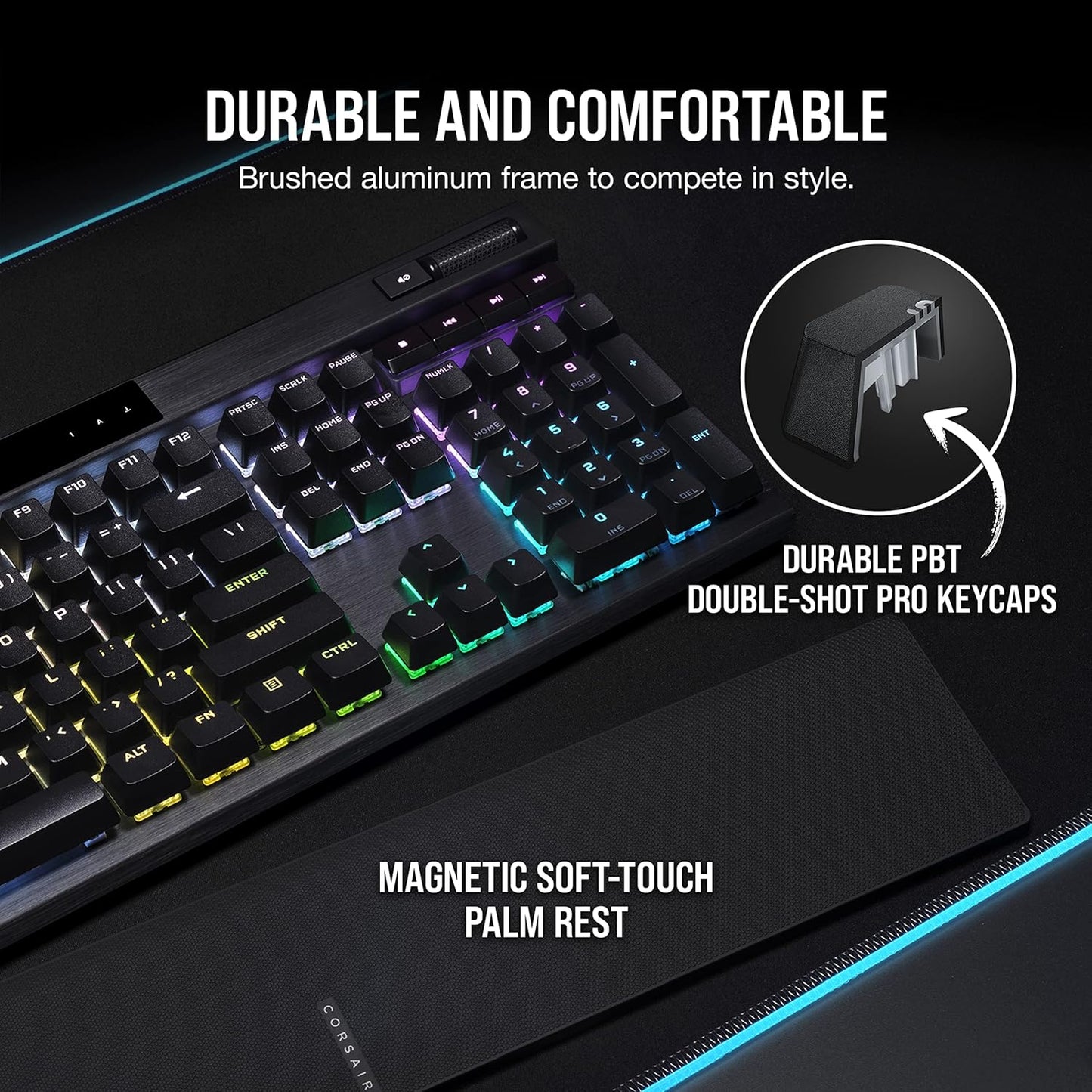 Corsair CH-9109410-NA K70 RGB PRO Cherry MX Red Gaming Keyboard
