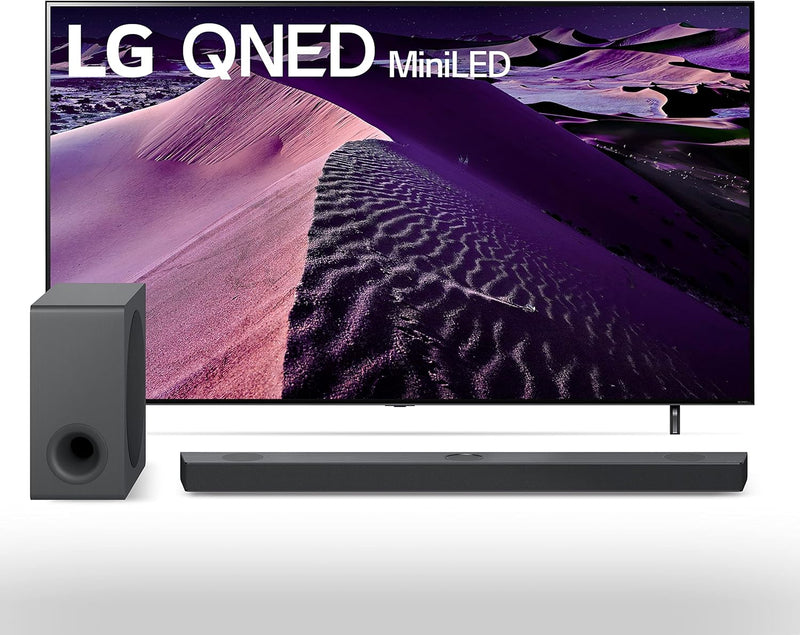 LG QNED85 86-Inch 4K Smart TV Alexa Bundle — main product image
