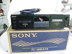 Sony TC-WE475 Dual Cassette Deck Player Recorder — main product image