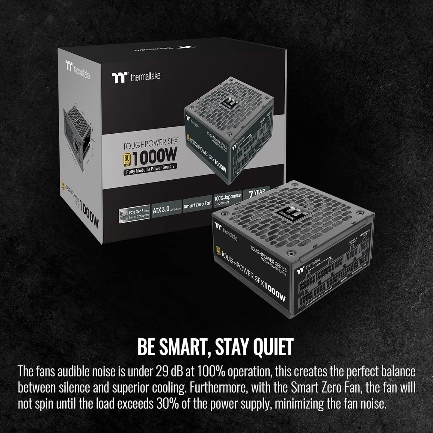 Thermaltake PS-STP-1000FNFAGU-1 Toughpower 1000W SFX Power Supply