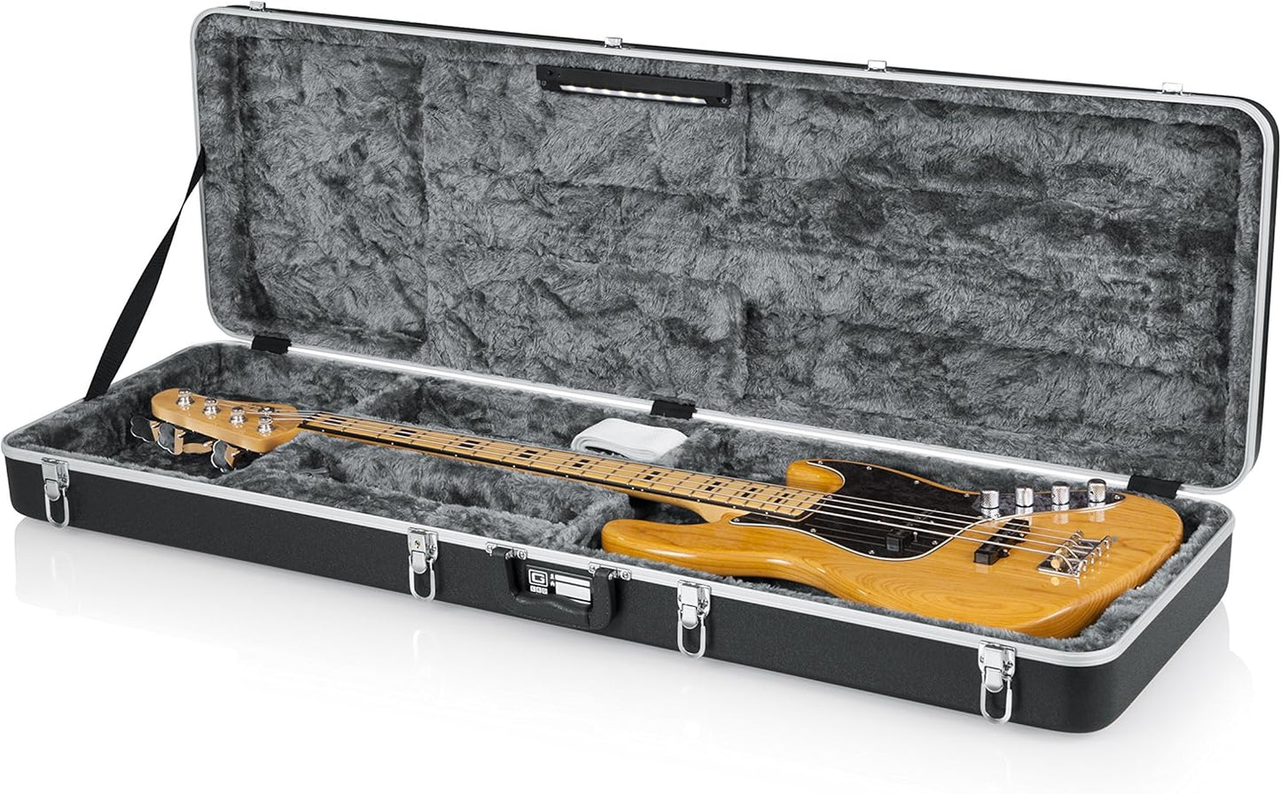 Gator Cases GC-BASS-LED ABS Bass Guitar Case with LED