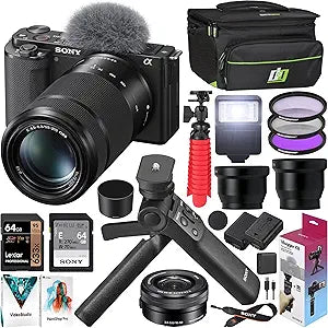 Sony E22SNILCZVE10LB ZV-E10 Vlogger Camera Kit — main product image