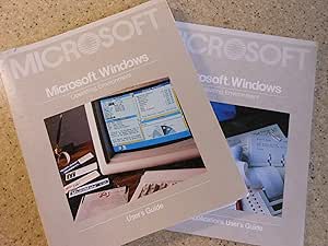 Microsoft Windows 1.0 User Guides 1985 Vintage