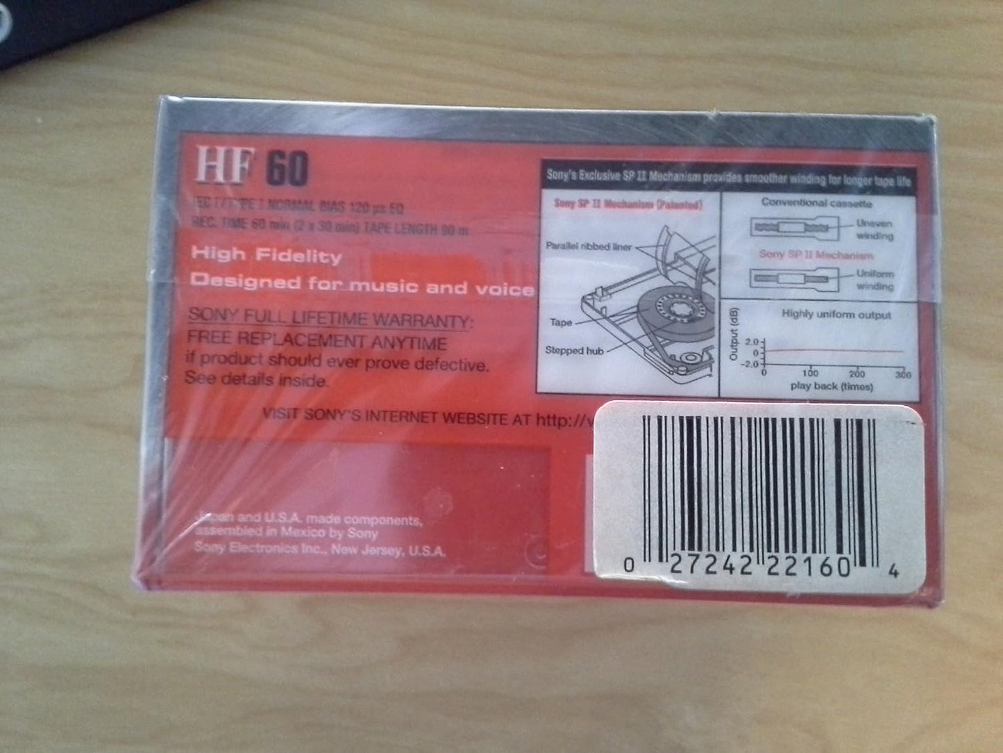 Sony HF60 Blank Audio Cassette Tape (6-Pack)
