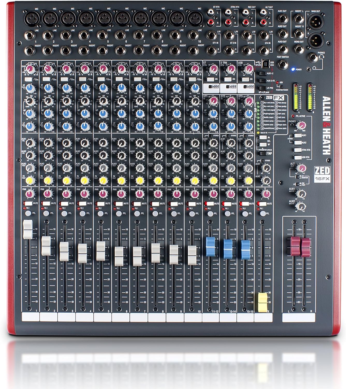 Allen & Heath AH-ZED16FX 16-Channel Mixer with USB & FX