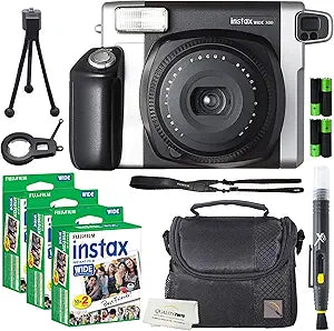 Fujifilm FUJINSTAXWIDE300-BNDL Instax Wide 300 Film Camera Bundle