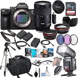 Sony A7 III Mirrorless Camera with Tamron 28-75mm Lens Bundle