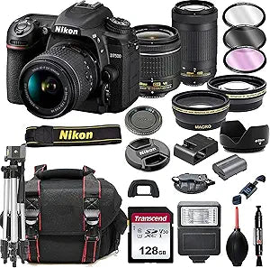 Nikon D7500 DSLR Camera with 18-55mm & 70-300mm Lenses — main product image