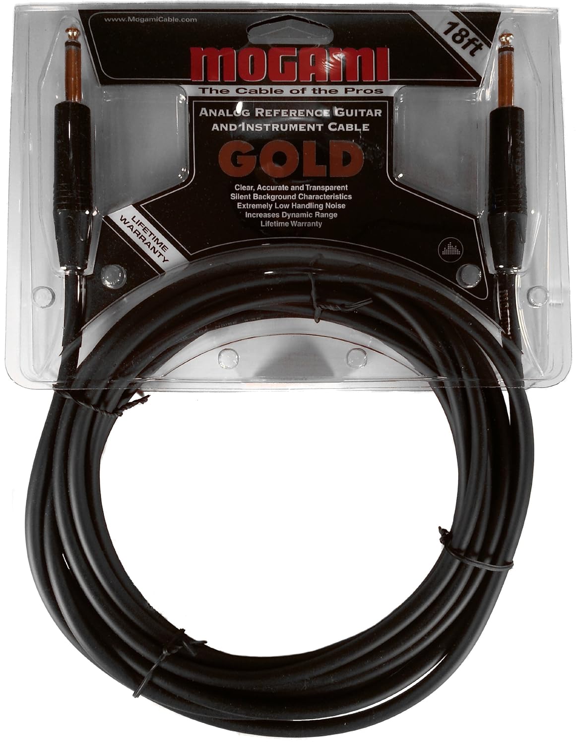 Mogami GOLD INSTRUMENT-18 Guitar Instrument Cable 18ft