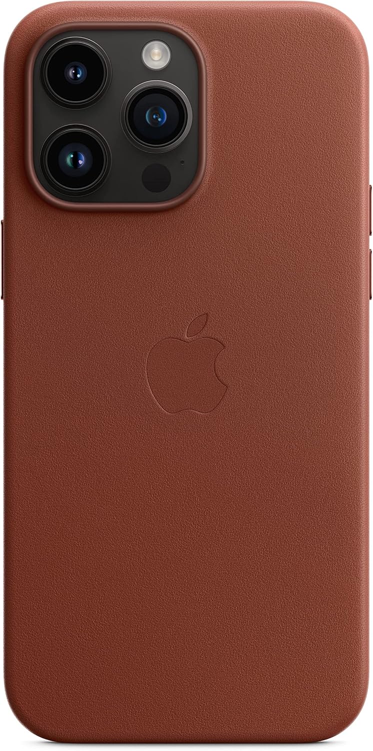 Apple iPhone 14 Pro Max Leather Case MagSafe Umber