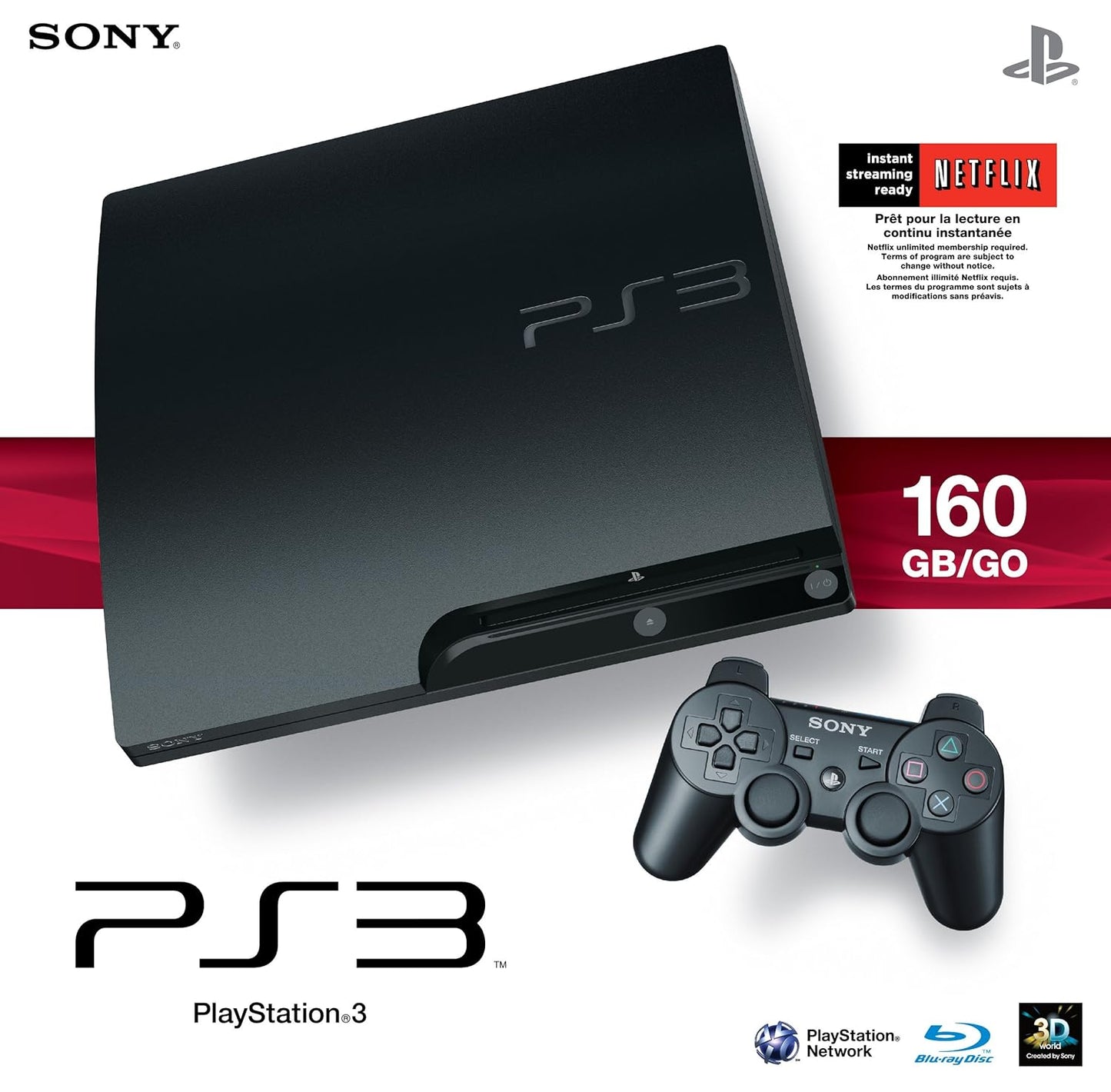 Sony Playstation 3 160GB Renewed Gaming Console