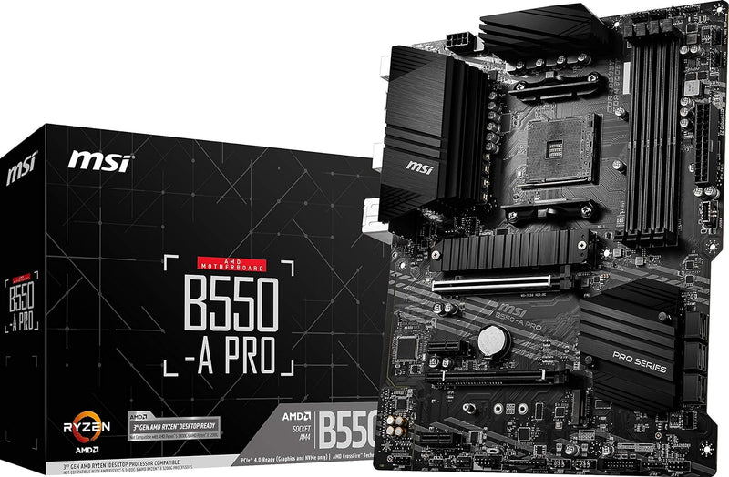 MSI B550-A PRO ProSeries Motherboard AMD Ryzen AM4 — main product image
