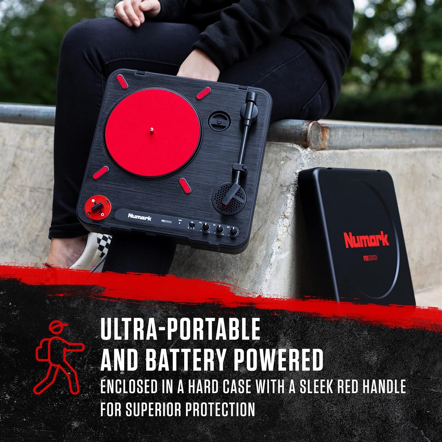 Numark PT01 Scratch Portable DJ Turntable